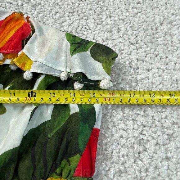 Farm Rio White Cocoa Forest One Shoulder Dress - Picture 14 of 16